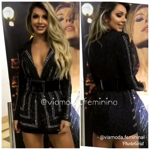 Vestido Casaco Bordado